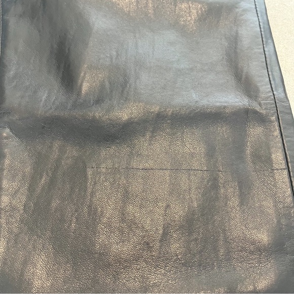 Agolde Recycled Leather Fitted 90's in Detox - Picture 3 of 9